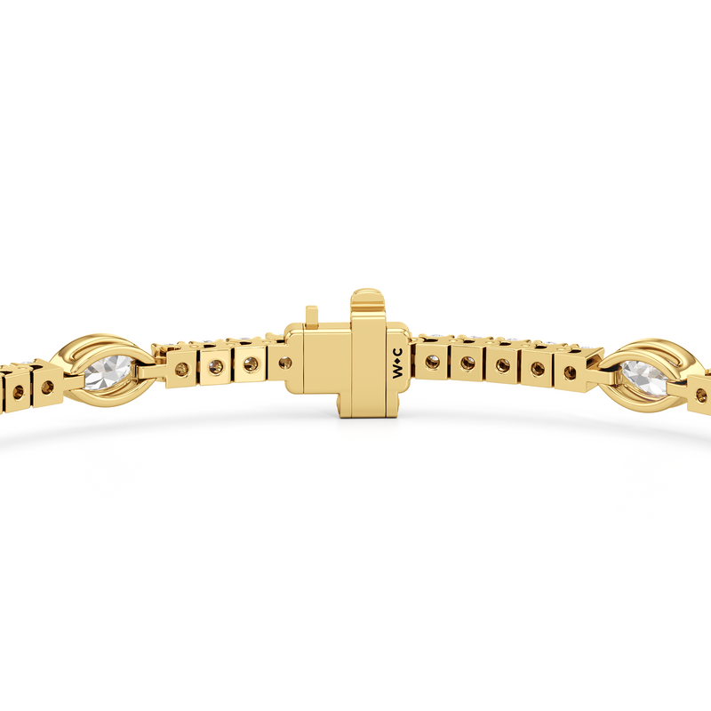 Marquise Station Tennis Bracelet