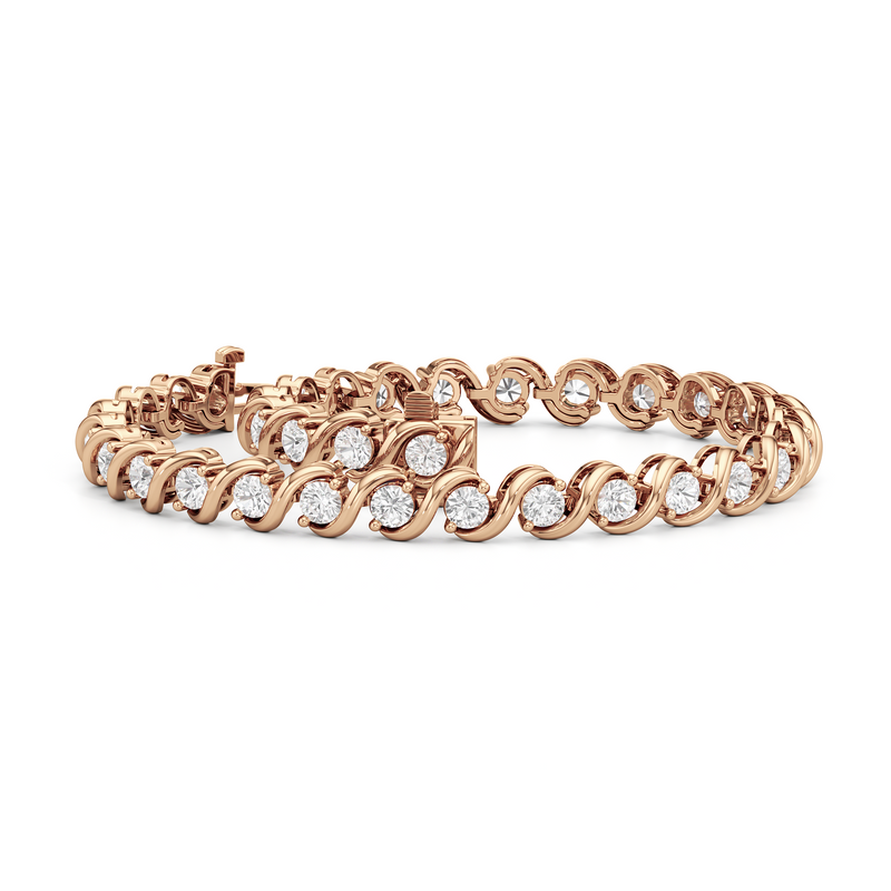 Spiral Tennis Bracelet