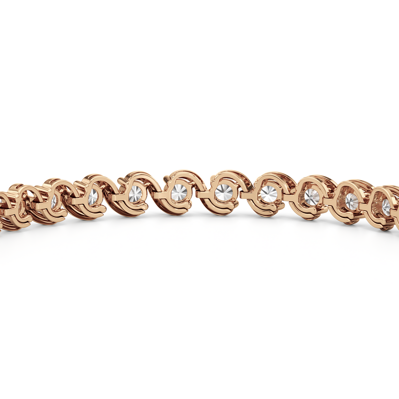 Spiral Tennis Bracelet
