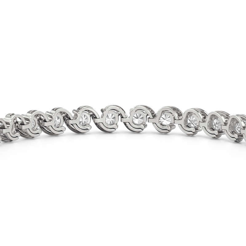 Spiral Tennis Bracelet