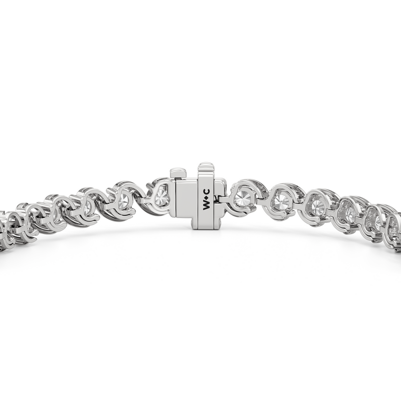 Spiral Tennis Bracelet