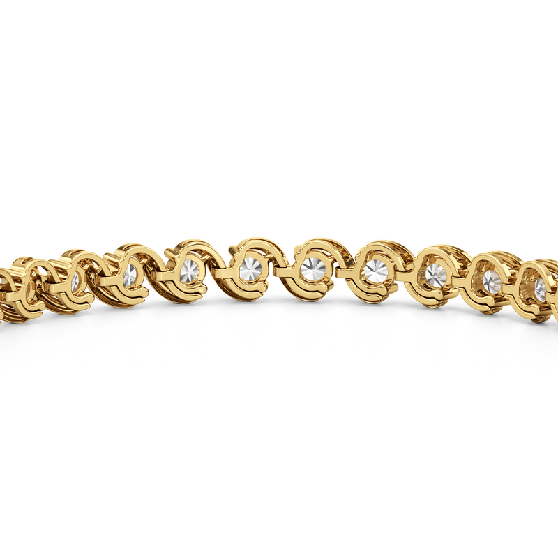 Spiral Tennis Bracelet