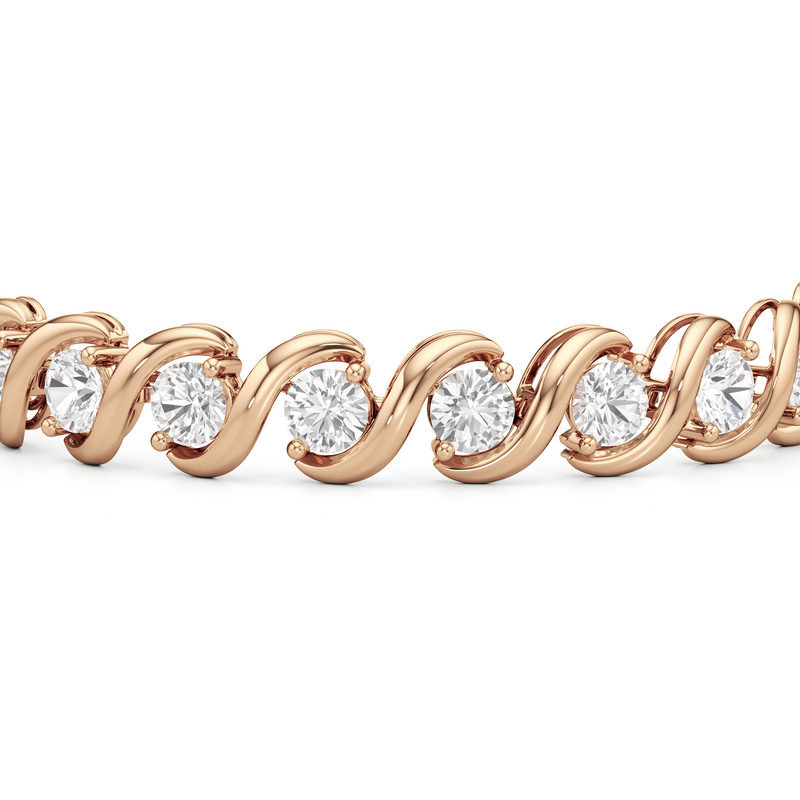 Spiral Tennis Bracelet