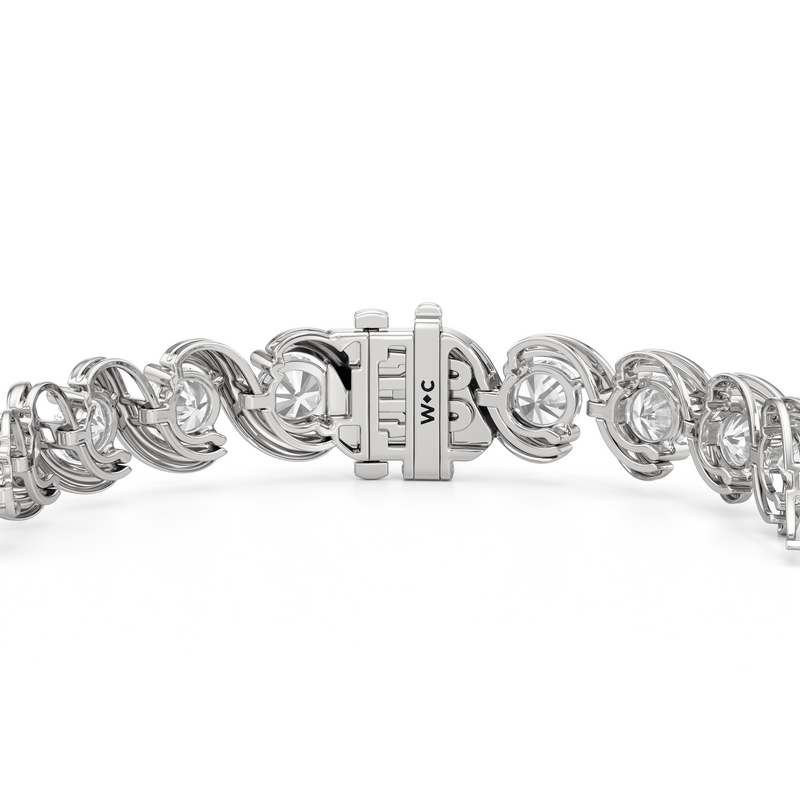 Spiral Tennis Bracelet