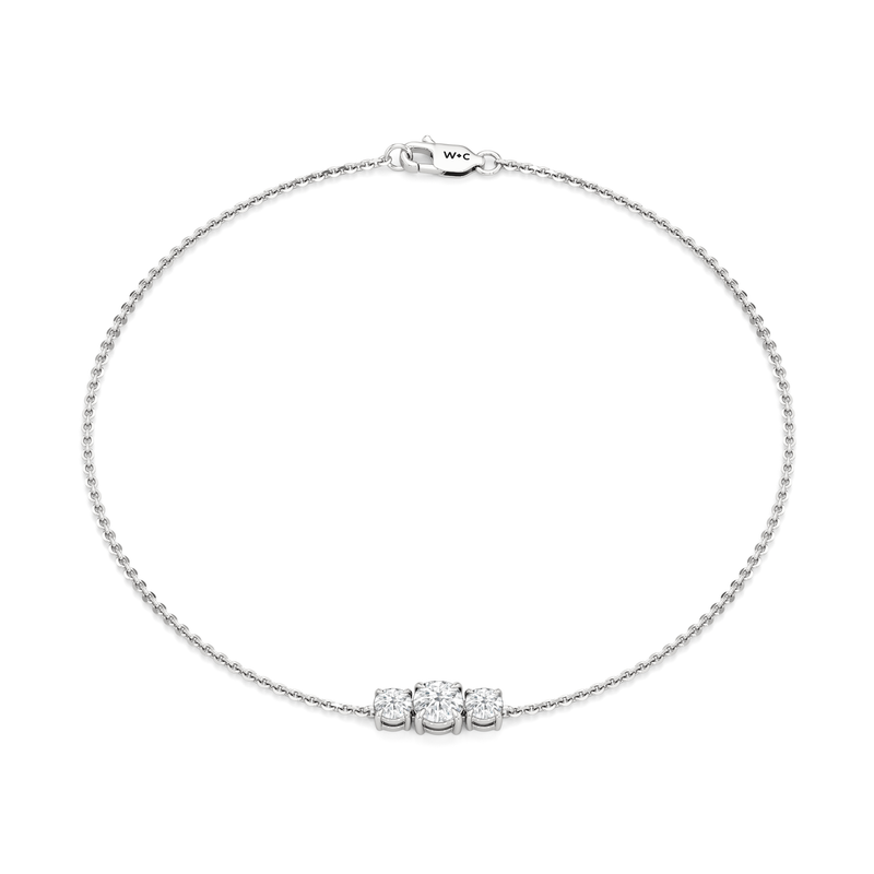 The Vera Three Stone Bracelet