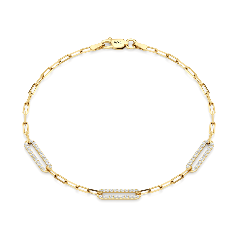 The Celine Paperclip Bracelet