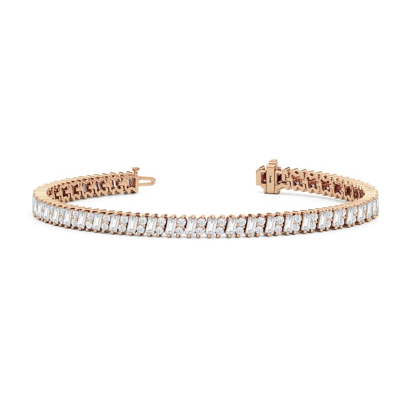 Alternating Duo Tennis Bracelet