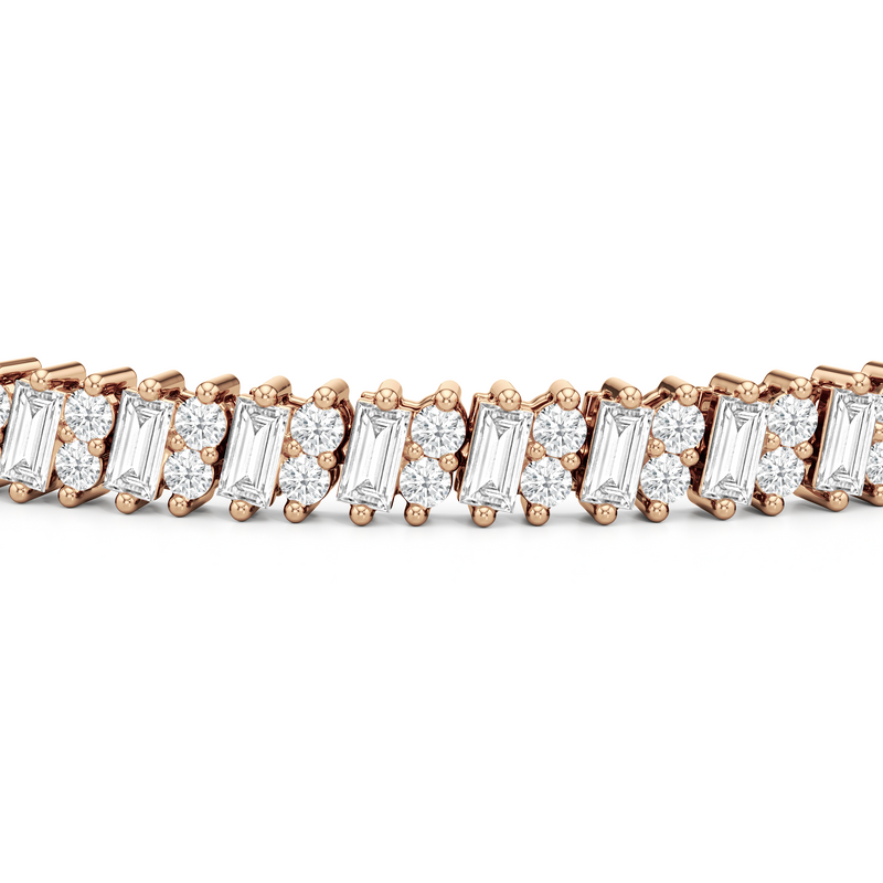 Alternating Duo Tennis Bracelet