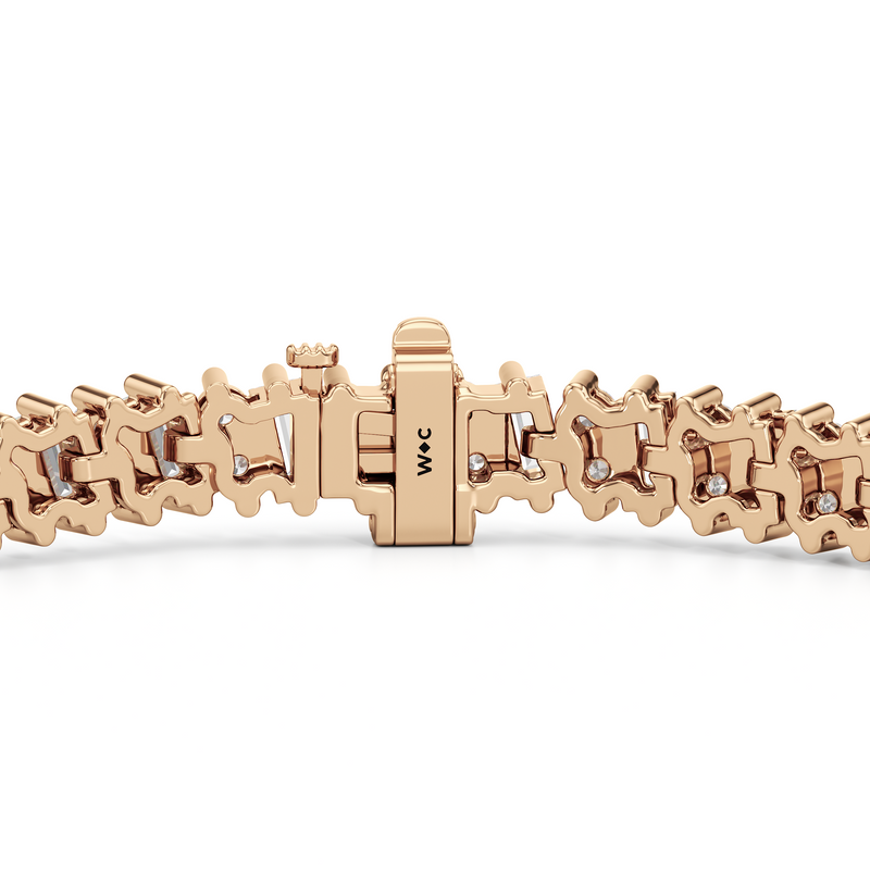 Alternating Duo Tennis Bracelet