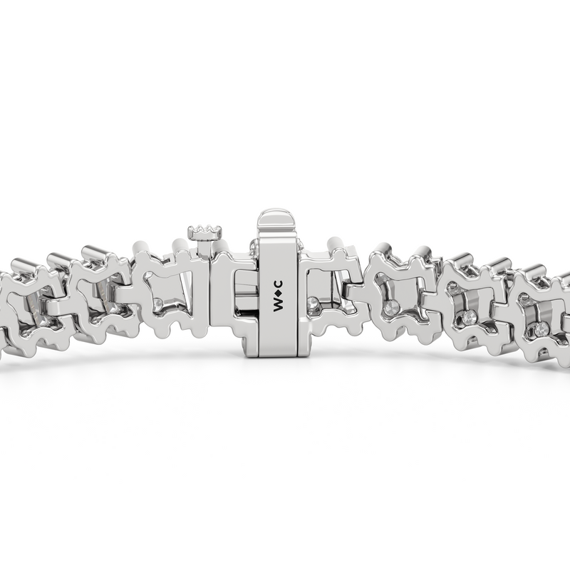Alternating Duo Tennis Bracelet