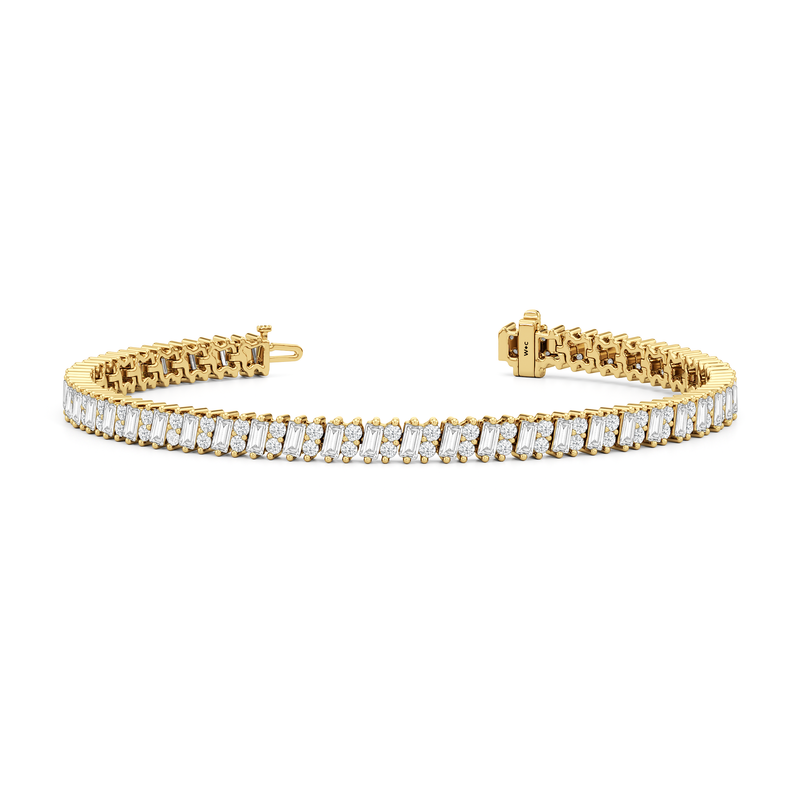 Alternating Duo Tennis Bracelet
