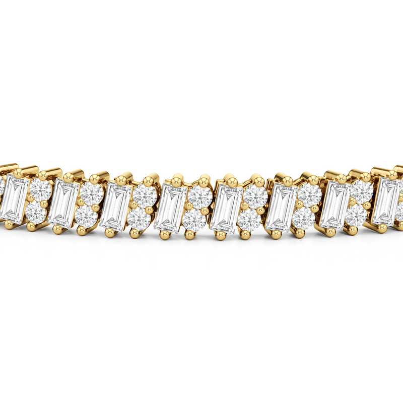 Alternating Duo Tennis Bracelet