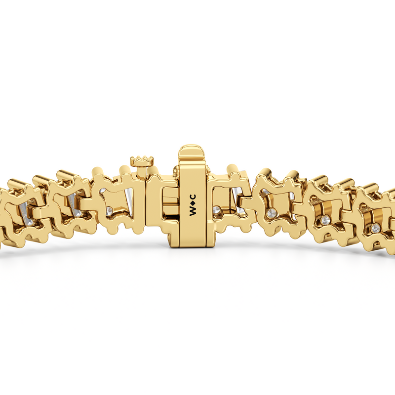 Alternating Duo Tennis Bracelet
