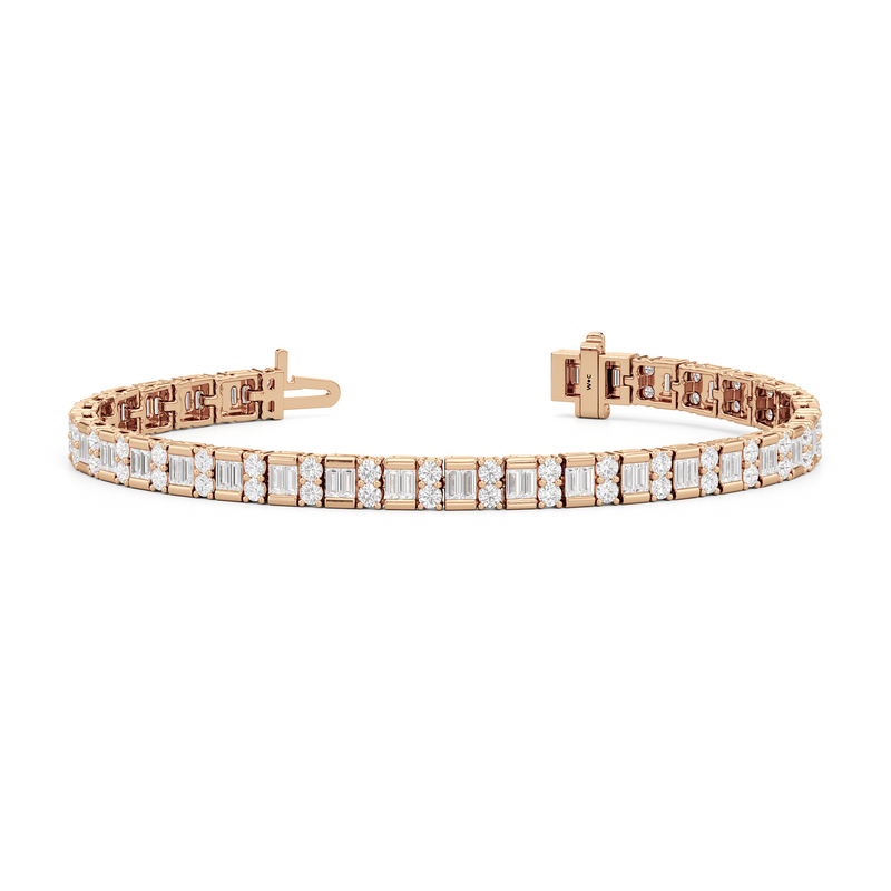 Alternating Mixed Tennis Bracelet