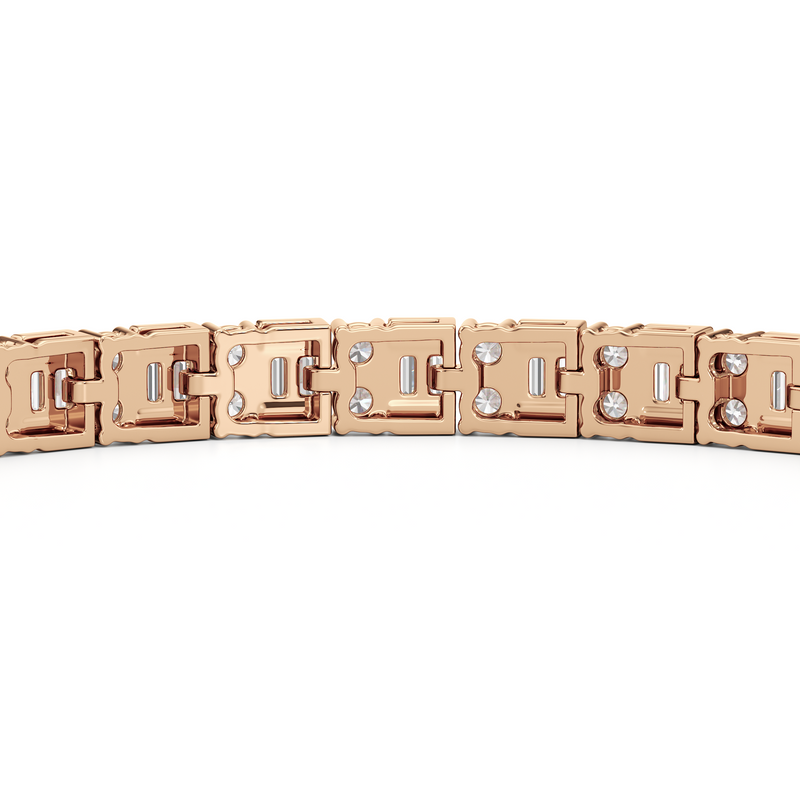 Alternating Mixed Tennis Bracelet