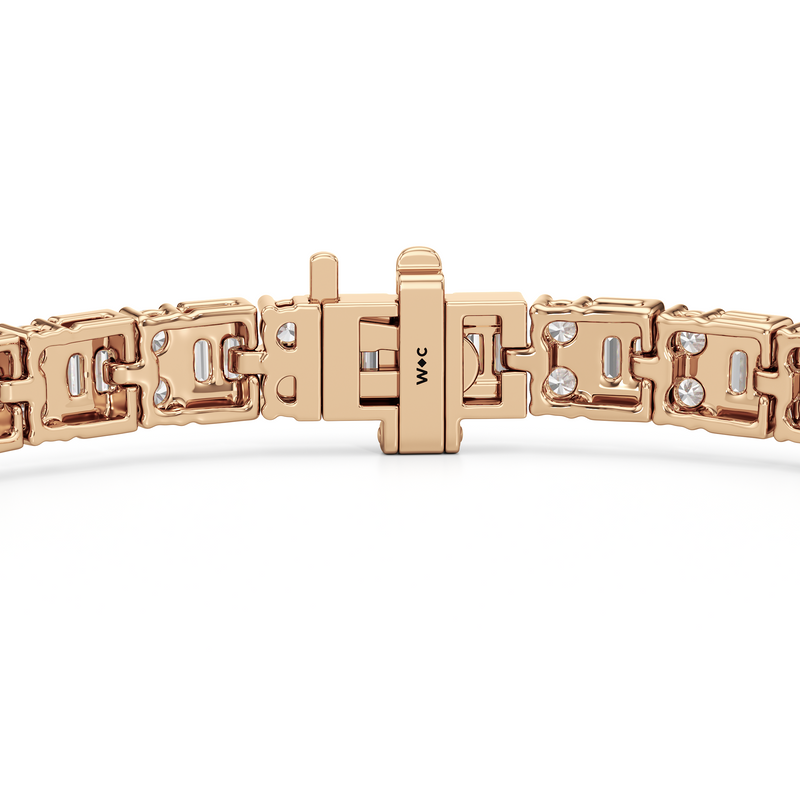 Alternating Mixed Tennis Bracelet