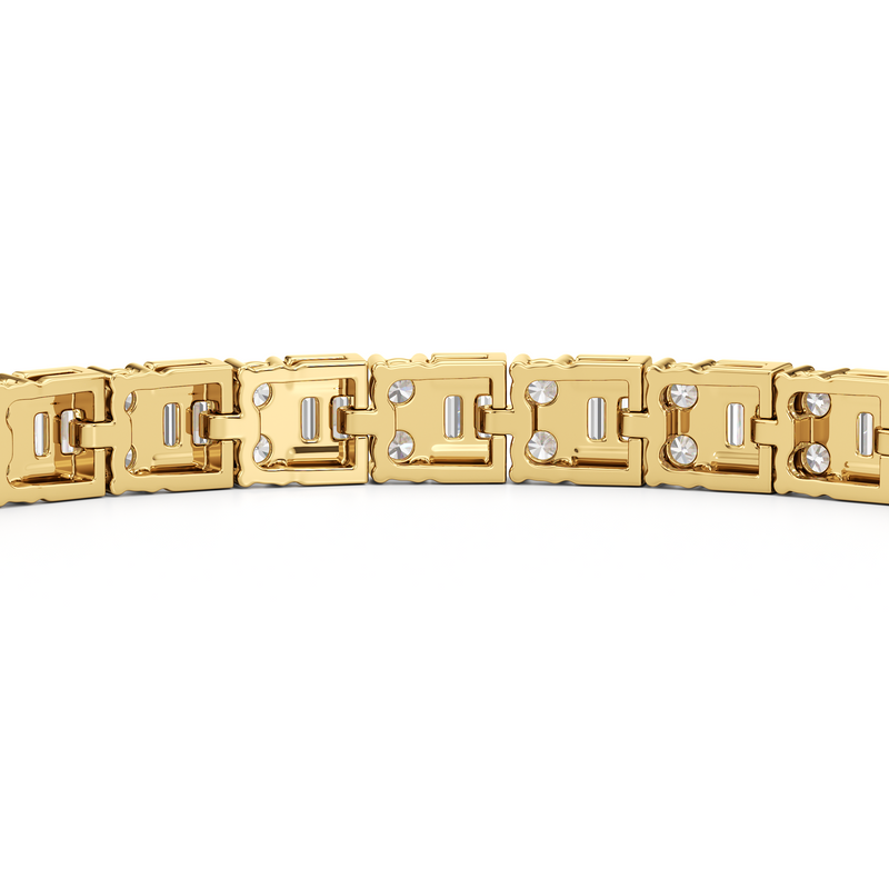 Alternating Mixed Tennis Bracelet