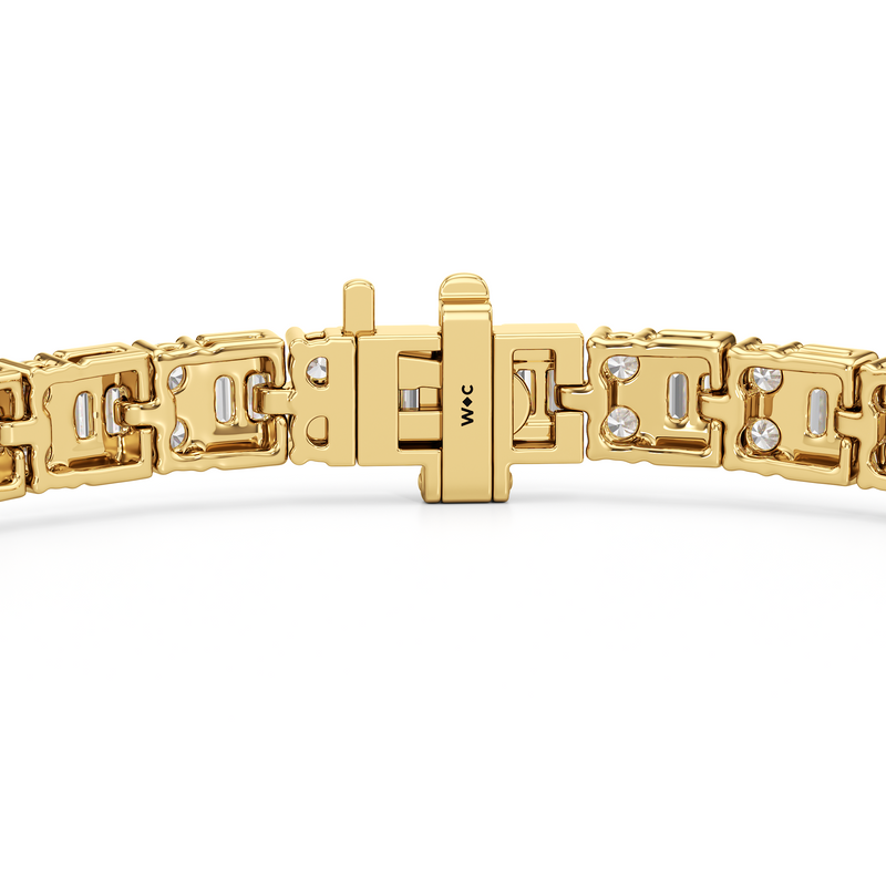 Alternating Mixed Tennis Bracelet