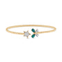Belora Emerald & Diamond Flexi Bracelet