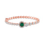 Alyra Emerald & Diamond Bracelet