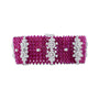 Ruby Crimson Bloom Diamond Bracelet
