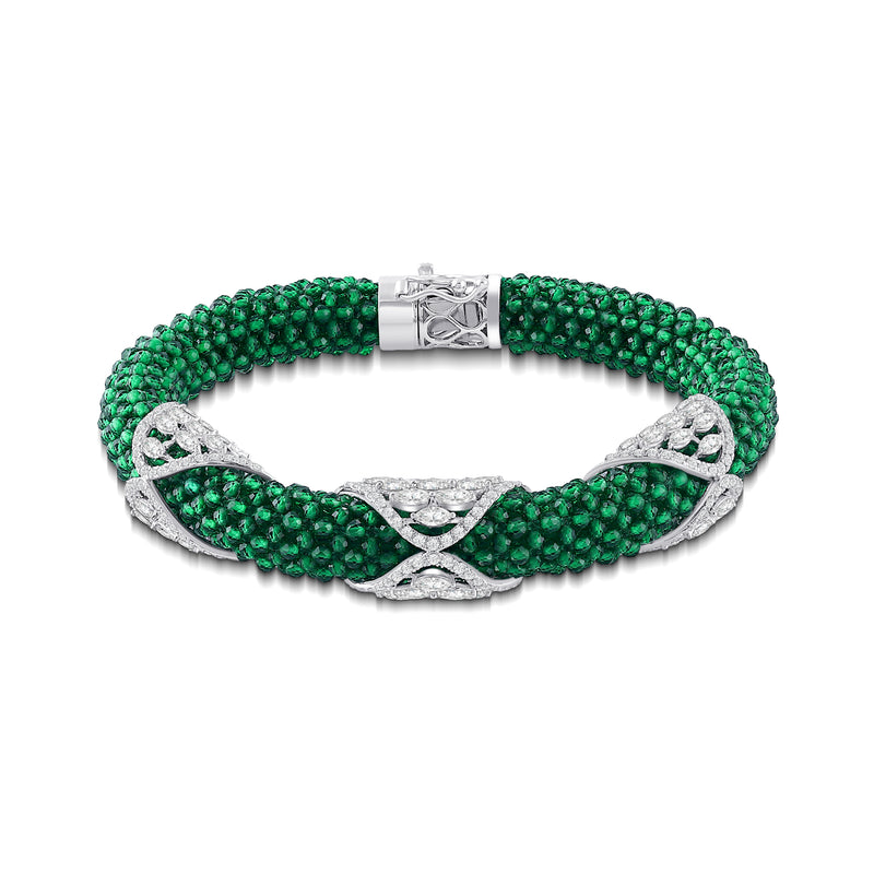 Emerald Caldria Diamond Bracelet