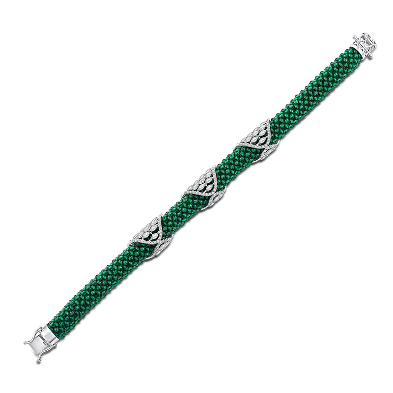 Emerald Caldria Diamond Bracelet