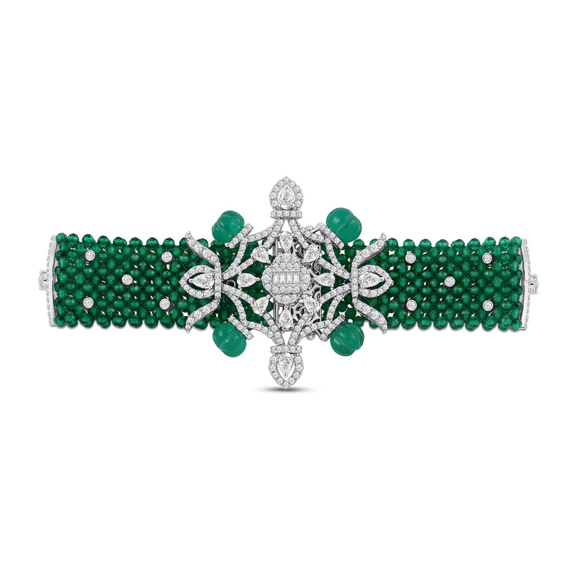 Emerald Ismara Diamond Bracelet