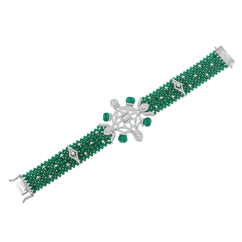 Emerald Ismara Diamond Bracelet