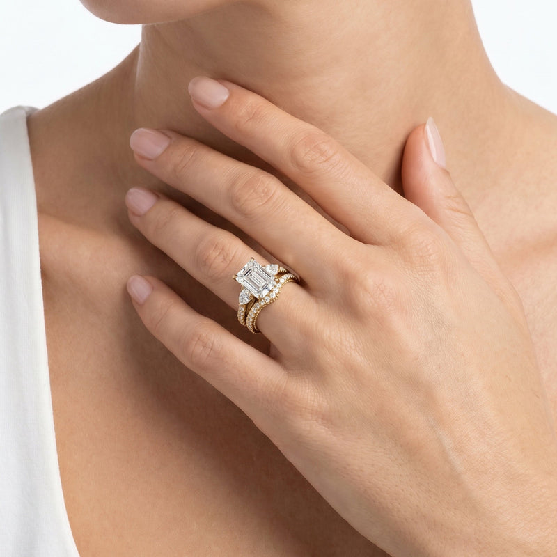 The W Summit Diamond Wedding Band