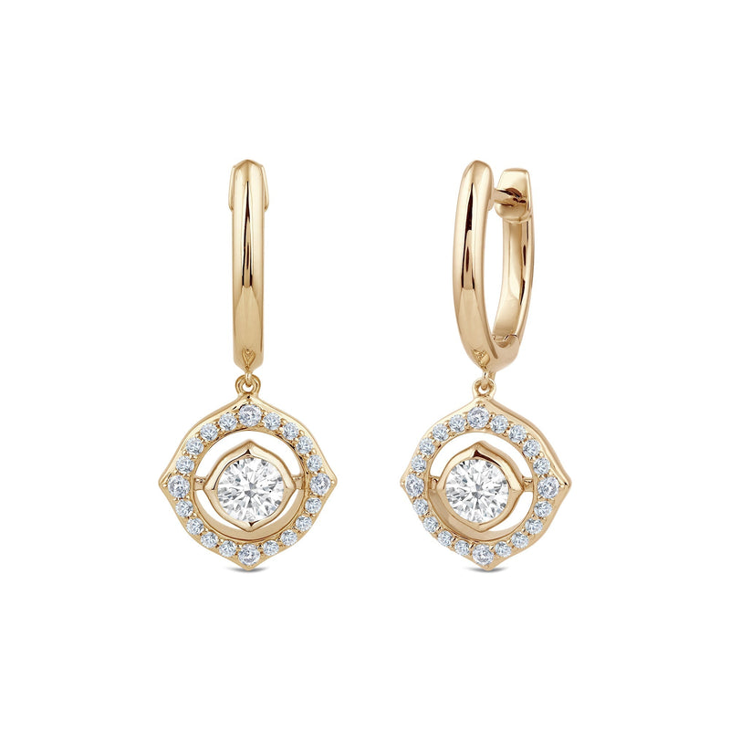 Signature Lab Grown Diamond Birthstone Drop Huggies