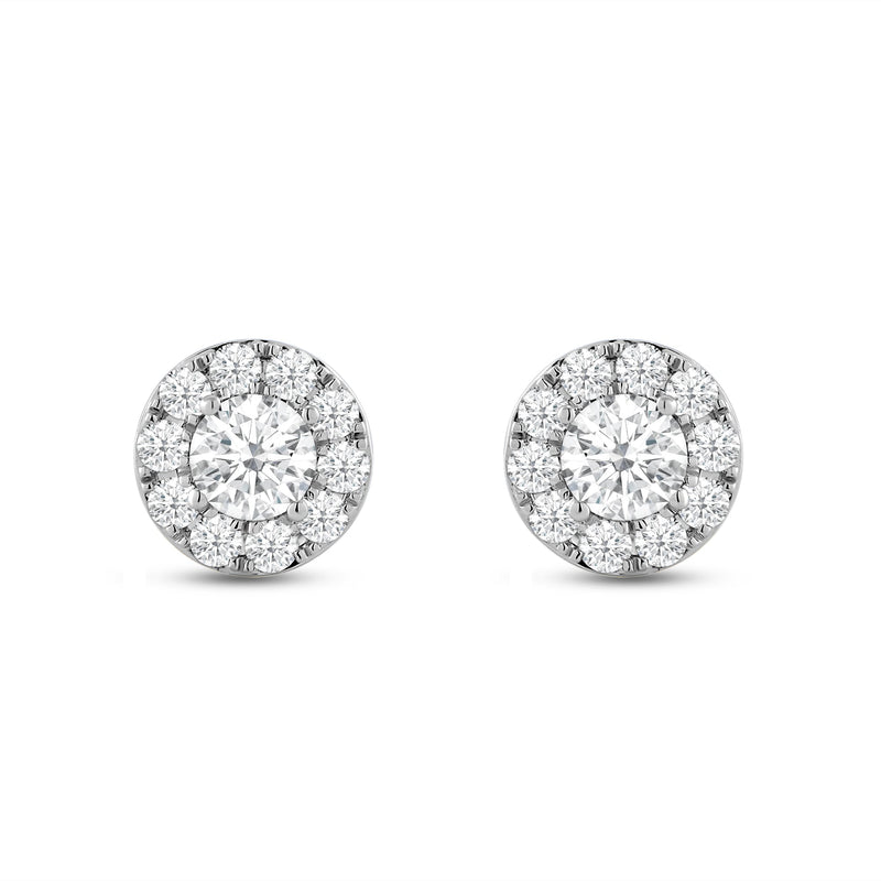 Classic Composite Diamond Stud Earrings