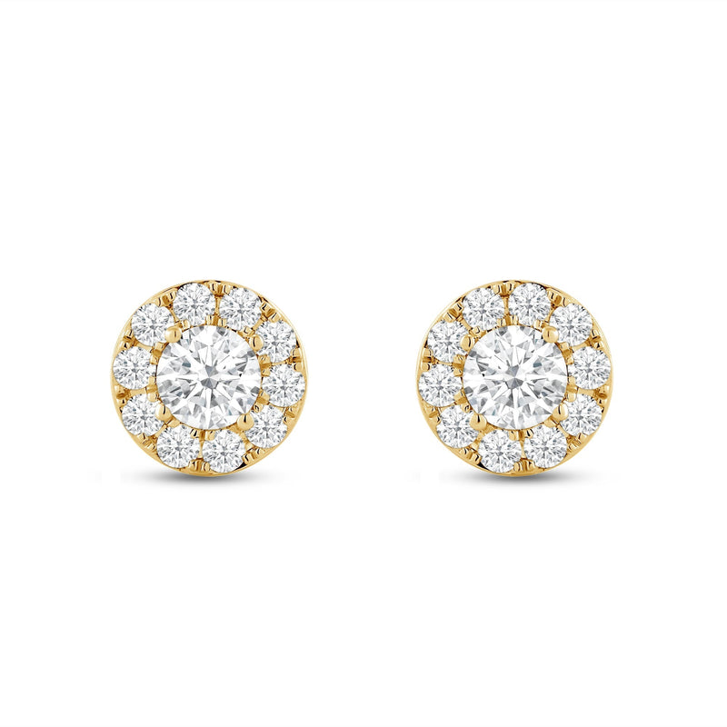 Classic Composite Diamond Stud Earrings