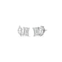 Toi et Moi Marquise Emerald Stud Earrings