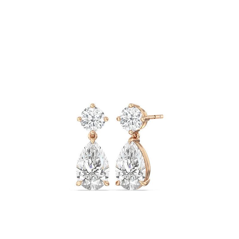 Elegance Pear Drop Earrings