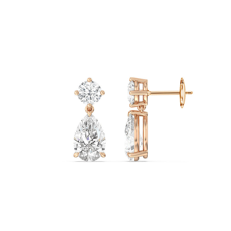 Elegance Pear Drop Earrings