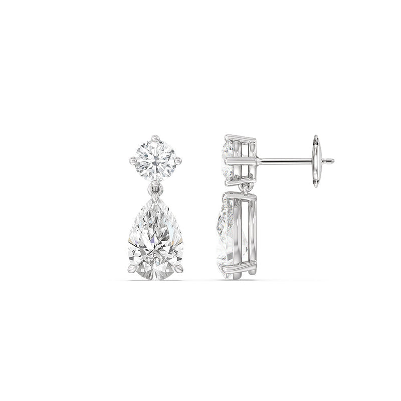Elegance Pear Drop Earrings