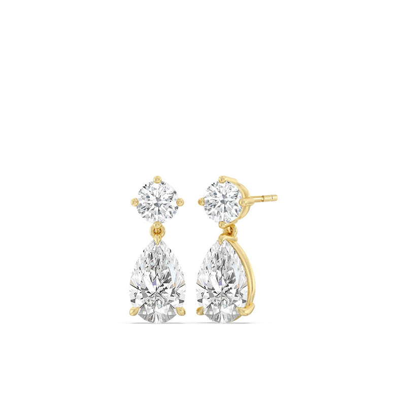 Elegance Pear Drop Earrings