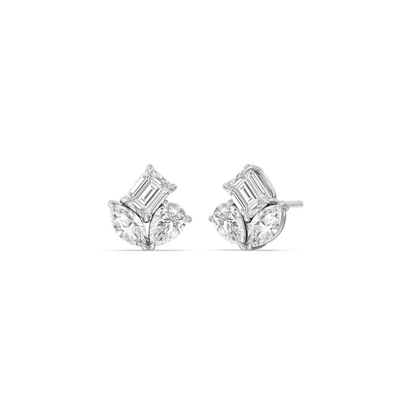 Trilogy Melody Stud Earrings