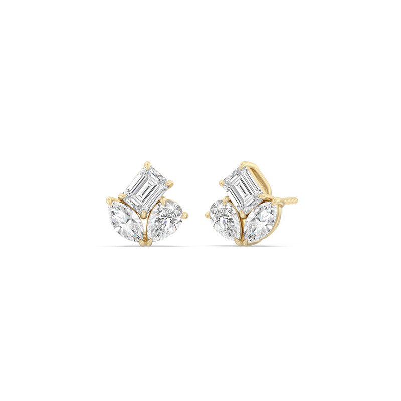 Trilogy Melody Stud Earrings