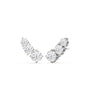 Trilogy Graduating Climber Earrings