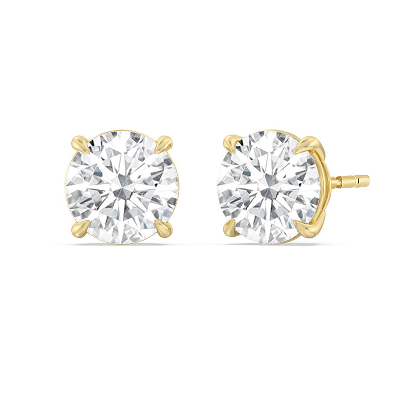 Certified Lab Diamond Luxe Four Prong Stud Earrings (E+ VVS+)