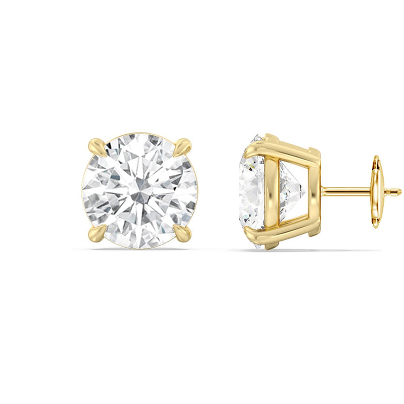 Certified Lab Diamond Luxe Four Prong Stud Earrings (IGI F+ VS+)