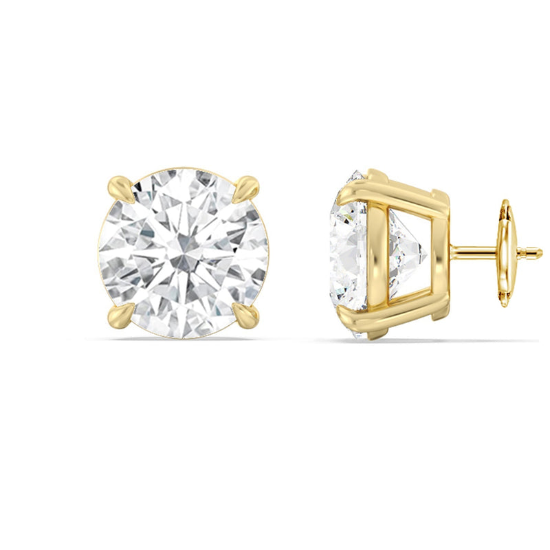 Certified Lab Diamond Luxe Four Prong Stud Earrings (IGI F+ VS+)
