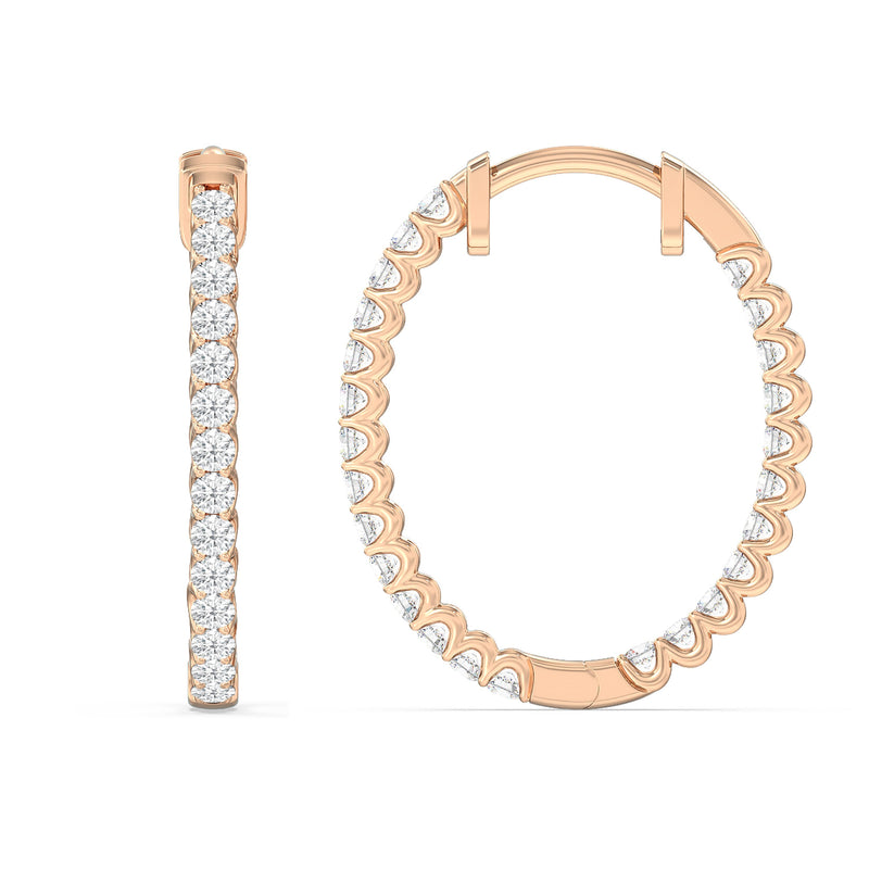 Inside Out "U" Basket Oval Hoops