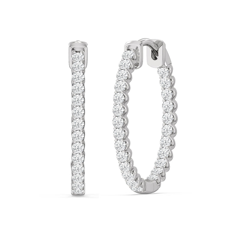 Inside Out "U" Basket Oval Hoops