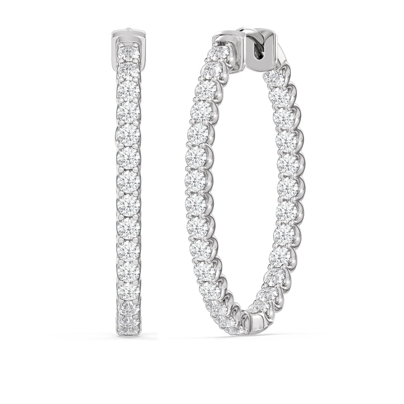 Inside Out "U" Basket Oval Hoops