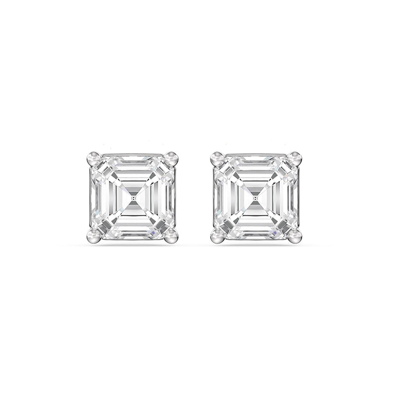 Classic Asscher Stud Earrings