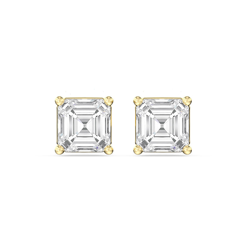 Classic Asscher Stud Earrings
