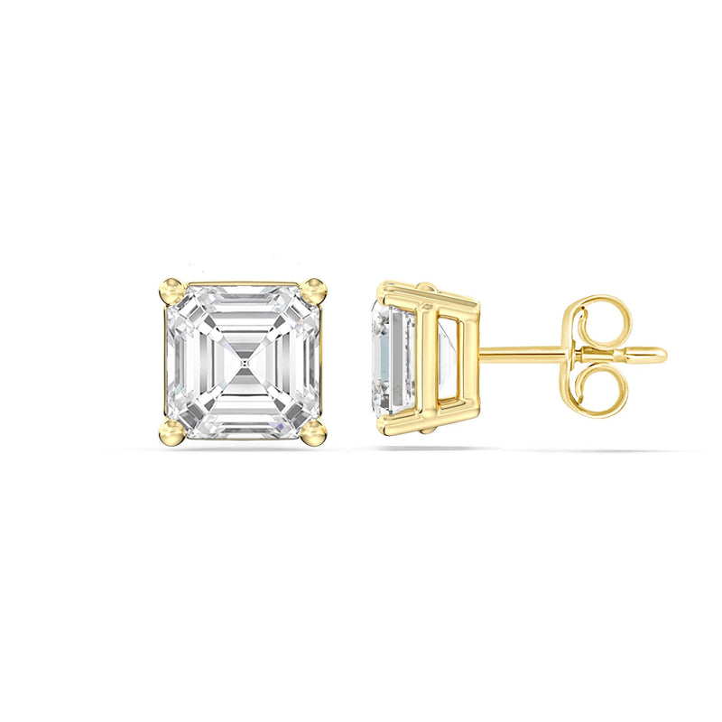 Classic Asscher Stud Earrings